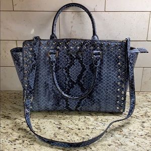 NWT-Michael Kors Leather Selma Jewel Satchel